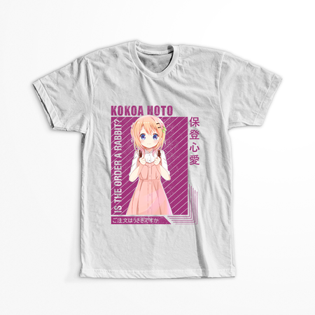 Koszulka Biała - Is the Order a Rabbit? - WYBIERZ KOLOR KOSZULKI I FASON