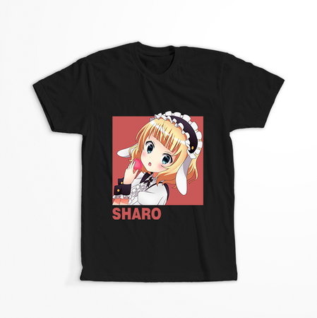 Koszulka Czarna - Is the Order a Rabbit?  - WYBIERZ KOLOR KOSZULKI I FASON