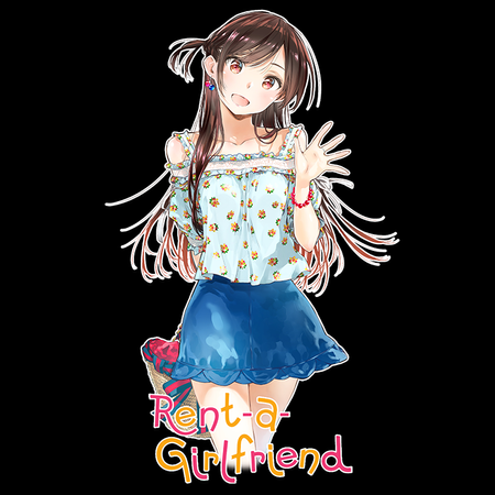 Koszulka Biała - Rent-a-Girlfriend - WYBIERZ KOLOR KOSZULKI I FASON