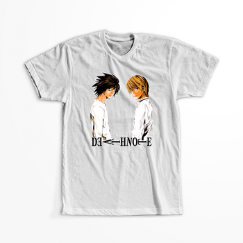 Koszulka Biała Death Note - WYBIERZ KOLOR KOSZULKI I FASON