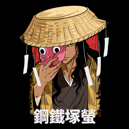 Koszulka Czarna Demon Slayer / Kimetsu no Yaiba / Miecz zabójcy demonów - WYBIERZ KOLOR KOSZULKI I FASON