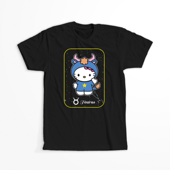 Koszulka Czarna - Hello Kitty - WYBIERZ KOLOR KOSZULKI I FASON