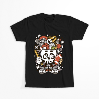 Koszulka Czaszka KOLOR KOSZULKI I FASON