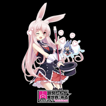 Koszulka Biała Mondaiji-tachi ga Isekai kara Kuru Sou Desu yo? WYBIERZ KOLOR KOSZULKI I FASON