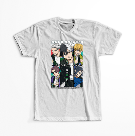 Koszulka Biała Wind Breaker - WYBIERZ FASON I KOLOR KOSZULKI 