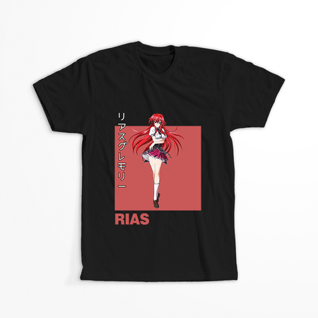 Koszulka Czarna Highschool DxD - WYBIERZ KOLOR KOSZULKI I FASON