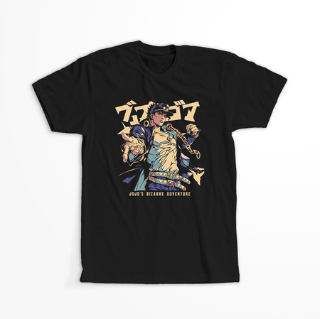 Koszulka Czarna JOJO's Bizarre Adventure - WYBIERZ KOLOR KOSZULKI I FASON