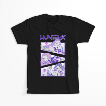 Koszulka Czarna KPop Demon Hunters WYBIERZ KOLOR KOSZULKI I FASON