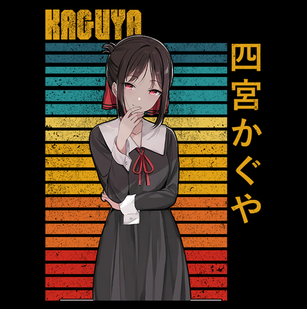 Koszulka Czarna Kaguya-sama Love Is War WYBIERZ KOLOR KOSZULKI I FASON