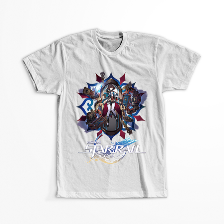 Koszulka Czarna - Honkai Star Rail  - Xueyi WYBIERZ KOLOR KOSZULKI I FASON