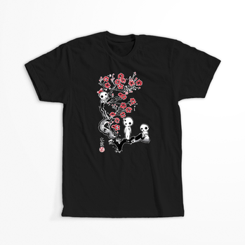 Koszulka Czarna - Princess Mononoke - WYBIERZ KOLOR KOSZULKI I FASON