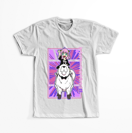 Koszulka Biała Spy X Family - WYBIERZ KOLOR KOSZULKI I FASON