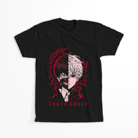 Koszulka Czarna Tokyo Ghoul - WYBIERZ KOLOR KOSZULKI I FASON