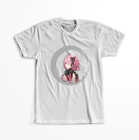 Koszulka Biała Wuthering Waves - WYBIERZ FASON I KOLOR KOSZULKI