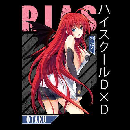 Koszulka Biała Highschool DxD - WYBIERZ KOLOR KOSZULKI I FASON