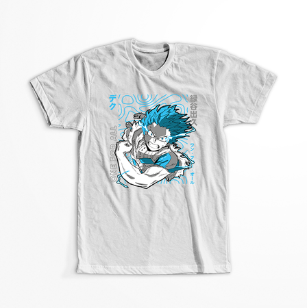 Koszulka Biała My Hero Academia / Akademia bohaterów - WYBIERZ KOLOR KOSZULKI I FASON