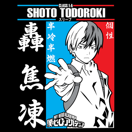 Koszulka Biała My Hero Academia / Akademia bohaterów - WYBIERZ KOLOR KOSZULKI I FASON