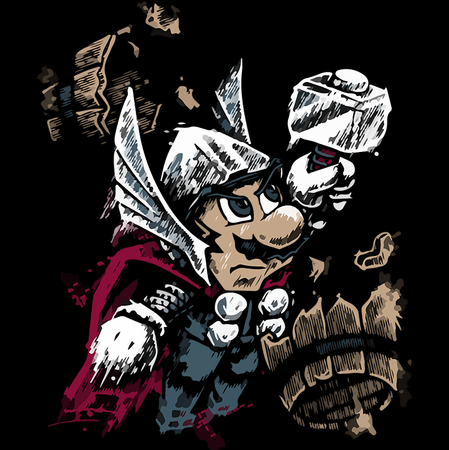 Koszulka Super Mario Bros. KOLOR KOSZULKI I FASON