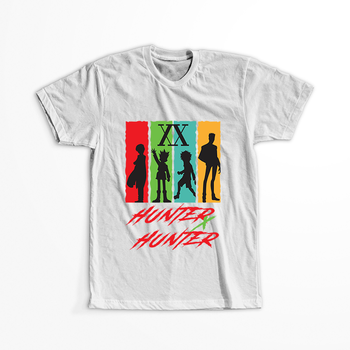 Koszulka Biała Hunter x Hunter WYBIERZ KOLOR KOSZULKI I FASON