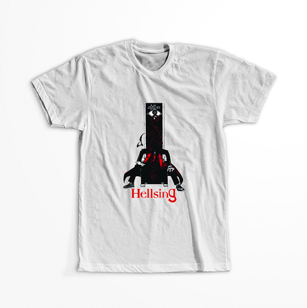 Koszulka Biała -  Hellsing - WYBIERZ KOLOR KOSZULKI I FASON