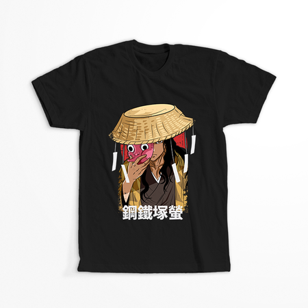 Koszulka Czarna Demon Slayer / Kimetsu no Yaiba / Miecz zabójcy demonów - WYBIERZ KOLOR KOSZULKI I FASON