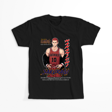 Koszulka Czarna Slam Dunk WYBIERZ KOLOR KOSZULKI I FASON