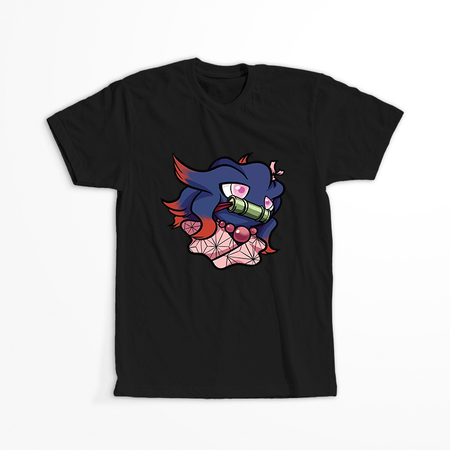 Koszulka Czarna - Pokemon x Naruto - WYBIERZ KOLOR KOSZULKI I FASON