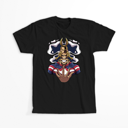 Koszulka Czarna My Hero Academia / Akademia bohaterów - WYBIERZ KOLOR KOSZULKI I FASON