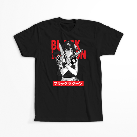 Koszulka Czarna - Black Lagoon - WYBIERZ KOLOR KOSZULKI I FASON