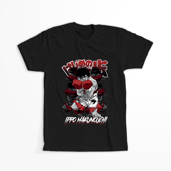 Koszulka Czarna - Hajime no Ippo - WYBIERZ KOLOR KOSZULKI I FASON