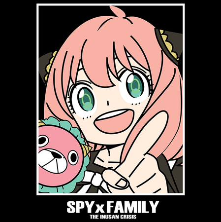 Koszulka Czarna Spy X Family - WYBIERZ KOLOR KOSZULKI I FASON