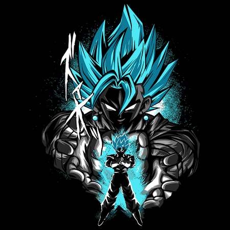 Koszulka Czarna Dragon Ball - WYBIERZ KOLOR KOSZULKI I FASON