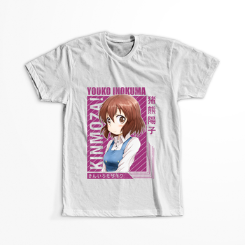 Koszulka Biała Kinmoza! WYBIERZ KOLOR KOSZULKI I FASON