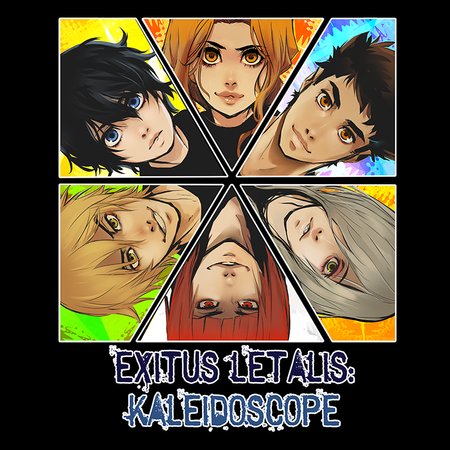 Koszulka Czarna Exitus Letalis - Kaleidoscope - Kattlett - WYBIERZ KOLOR KOSZULKI I FASON