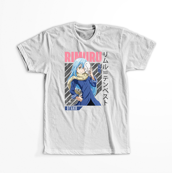 Koszulka Biała Tensei Shitara Slime Datta Ken - WYBIERZ KOLOR KOSZULKI I FASON