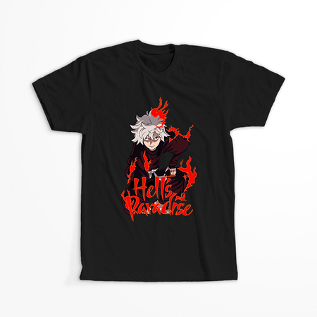 Koszulka Czarna - Hell's Paradise - WYBIERZ KOLOR KOSZULKI I FASON