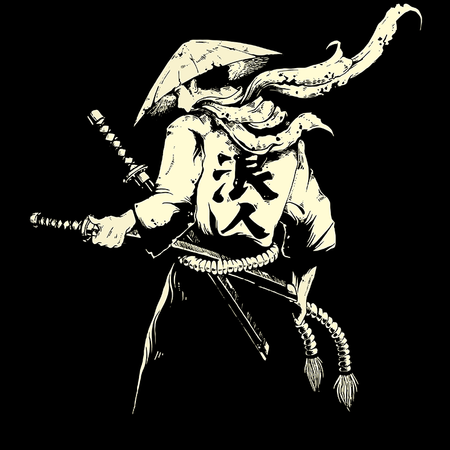 Koszulka Samuraj WYBIERZ KOLOR KOSZULKI I FASON