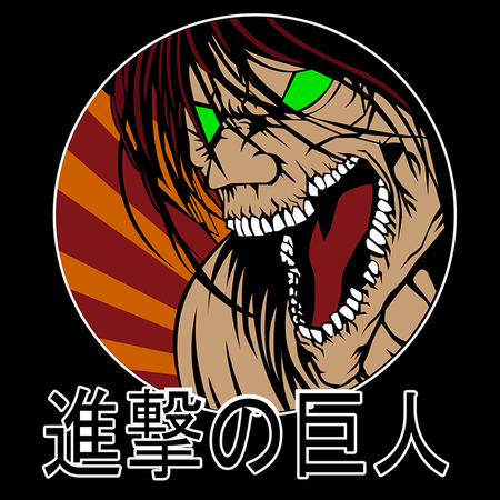 Koszulka Biała Attack on titan WYBIERZ KOLOR KOSZULKI I FASON