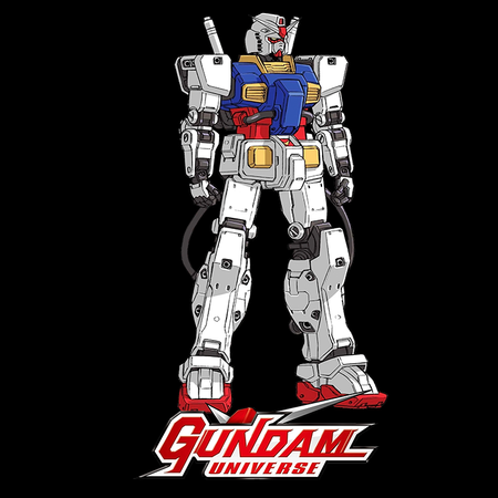 Koszulka Czarna Gundam - WYBIERZ KOLOR KOSZULKI I FASON