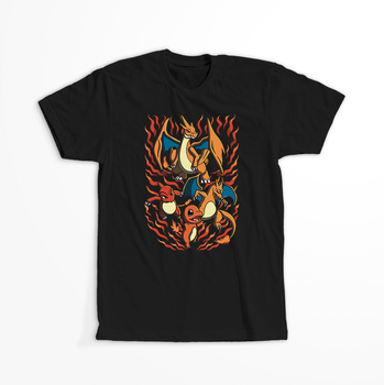 Koszulka Czarna - Pokemon - WYBIERZ KOLOR KOSZULKI I FASON