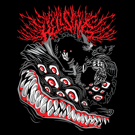 Koszulka Czarna - Hellsing - WYBIERZ KOLOR KOSZULKI I FASON