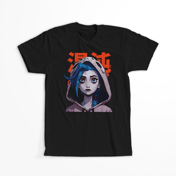 Koszulka Czarna - League of Legends & Arcane - WYBIERZ KOLOR KOSZULKI I FASON