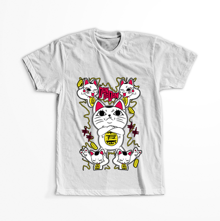 Koszulka Biała Dandadan - WYBIERZ FASON KOSZULKI