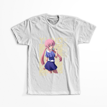 Koszulka Biała Mirai Nikki - WYBIERZ KOLOR KOSZULKI I FASON
