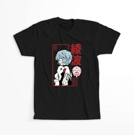 Koszulka Czarna Neon Genesis Evangelion - WYBIERZ KOLOR KOSZULKI I FASON
