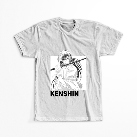Koszulka Biała Rurouni Kenshin WYBIERZ KOLOR KOSZULKI I FASON