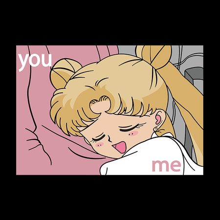 Koszulka Czarna  - Czarodziejka z księżyca / Sailor Moon - WYBIERZ KOLOR KOSZULKI I FASON