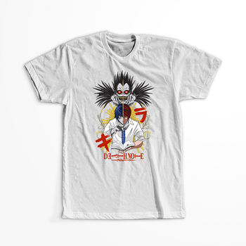 Koszulka Biała Death Note - WYBIERZ KOLOR KOSZULKI I FASON