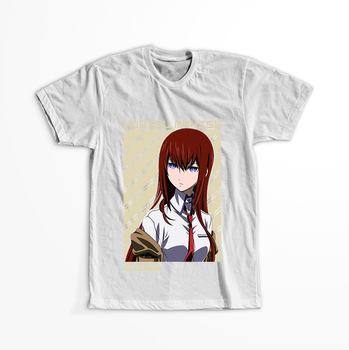 Koszulka Biała - Steins;Gate - WYBIERZ KOLOR KOSZULKI I FASON