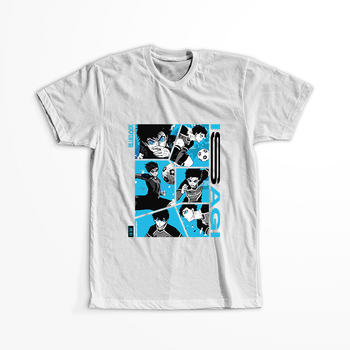 Koszulka Biała - Blue Lock - WYBIERZ KOLOR KOSZULKI I FASON